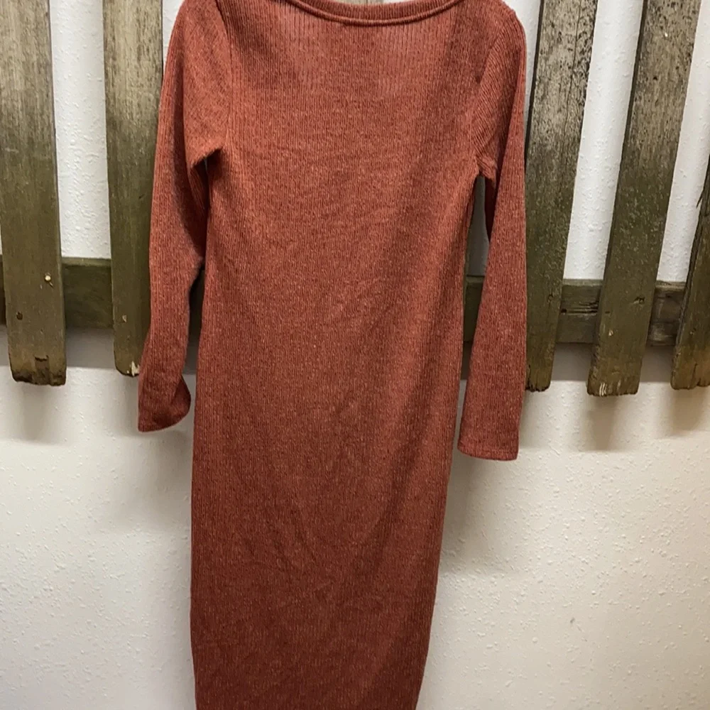 LUSH LONG SWEATER DRESS NWT MEDIUM - Picture 6 of 9